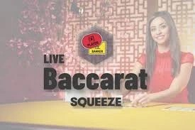 Enjoy Baccarat Squeeze by Evolution – logo hosted on voltslot-casino.be