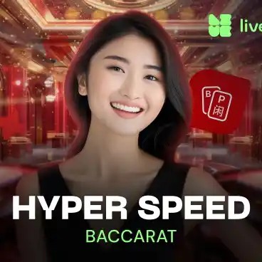 Hyper Speed Baccarat slot icon by Evolution, available at Volt Casino