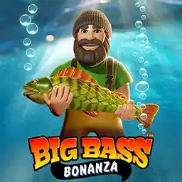 Bigger Bass Bonanza slot logo by Pragmatic Play at Volt Casino